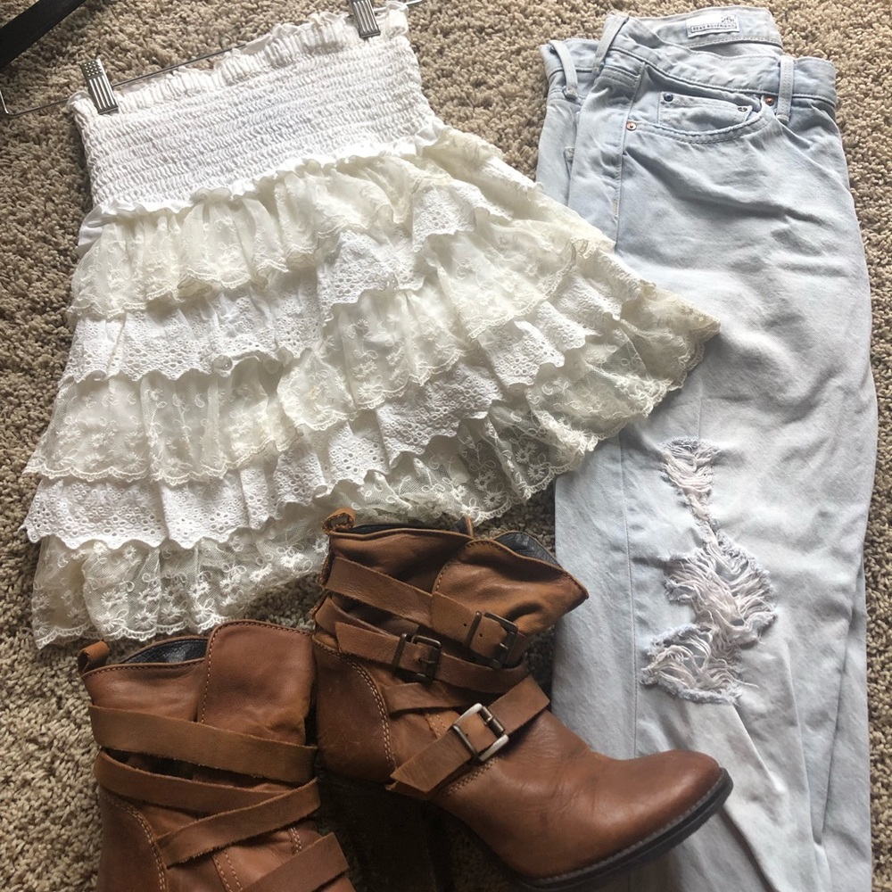 MODA International -Lace Tube top